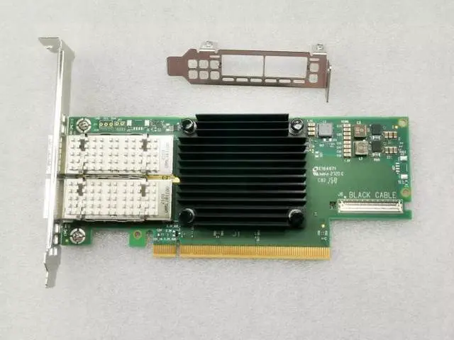 Main image of Mellanox Technologies Real MCX653106A-ECAT ConnectX-6 VPI PCIe 3.0 x16-100Gb Ethernet / 100Gb Infiniband QSFP28 x 2 Network Adapter