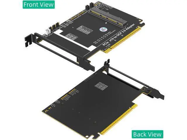 Alt view image 2 of 7 - PCI-e Express 5.0 16x to Gen-Z 4C+ SFF-TA-1002 Adapter Card,Support OCP NIC 3.0 Network CardCompatible with X710 I350 E810