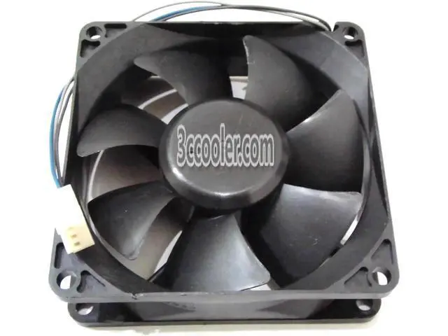 Alt view image 2 of 2 - for NIDEC 8025 80*25mm D08K-12PU 03A (AX) 12V 0.19A 3 Wires 3 Pins Case Fan 8CM Cpu Cooler