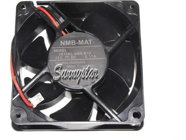 Alt view image 2 of 2 - for DC Square Cooler of NMB 70*25mm 2810KL-04W-B10 with 12V 0.11A 2-Wires 2 Pins case fan cpu cooler