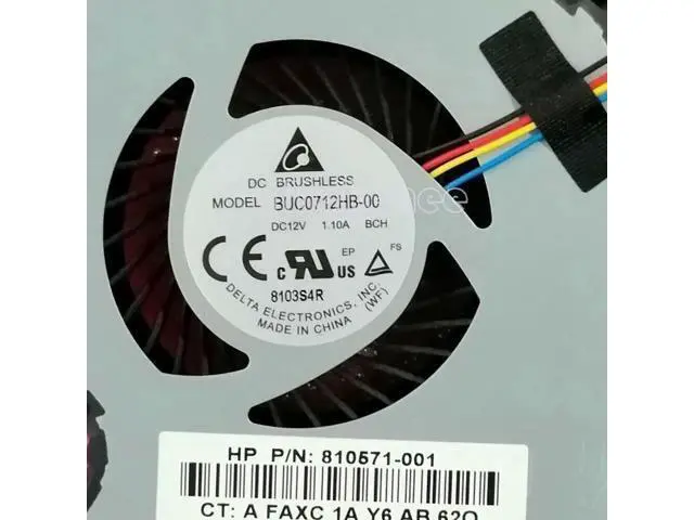Alt view image 3 of 5 - Aomoproing Cpu cooling fan for HP ProDesk 600 400 EliteDesk 800 G2 810571-001 BUC0712HB