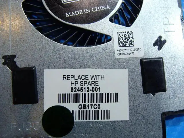 Alt view image 3 of 5 - Aomoproing Cpu cooling fan for HP Pavilion x360 15-br052od 15.6 inches with Heatsink 924513-001