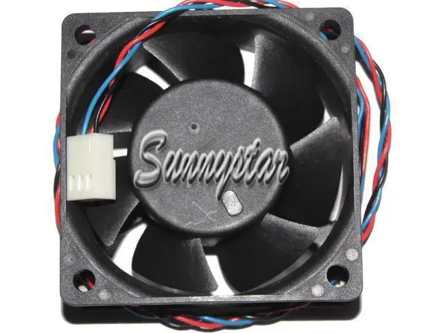 Alt view image 3 of 3 - for DC square cooler of Delta 60*25mm AUB0612HH with 12V 0.36A 3-Wires 3 Pins case fan cpu cooler