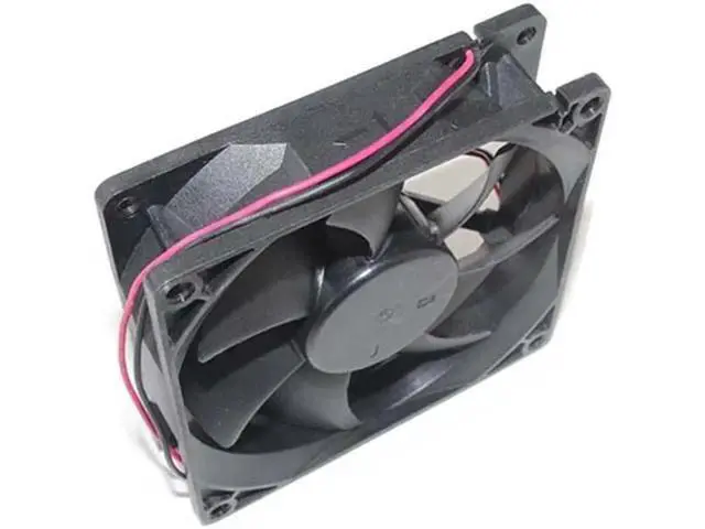 Alt view image 3 of 4 - 9CM D90SM-12 D90SL-12 12V 0.18A 2 Wires 2 Pins Case Fan 90x25mm
