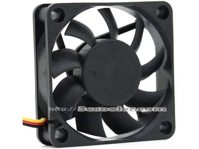 Alt view image 2 of 3 - for Y.S.TECH 6015 FD126015MB 12V 0.14A 3 Wires 3 Pins 6CM Case Fan
