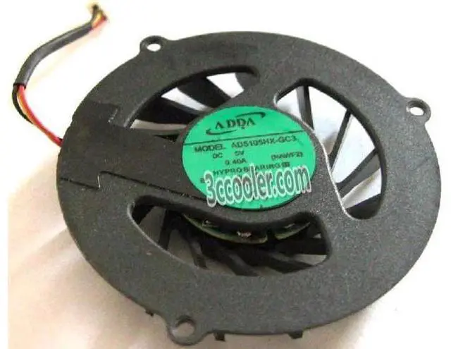 Main image of for ADDA AD5105HX-GC3 5V 0.4A 3 Wires 3 Pins Notebook Laptop fan Blower