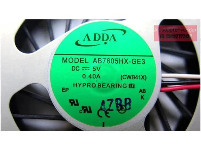 Alt view image 5 of 5 - New Replace blue CLEVO w110er \/ Earth X11 laptop fan 6-23-AW150-100 AB7505HX-GE3