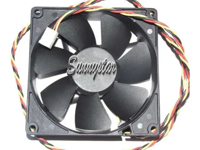 Alt view image 2 of 2 - for SUNON 90*25mm KDE1209PTV3 12.MS.B4599.AF.GN 12V 1.2W 3Wire 3 Pins Case fan cpu cooler