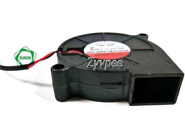 Alt view image 3 of 3 - Sunon 50*15mm EF50151B1-C02C-A99 DC12V 1.92W 2 wires 2 pins 5cm blower for Humidifier