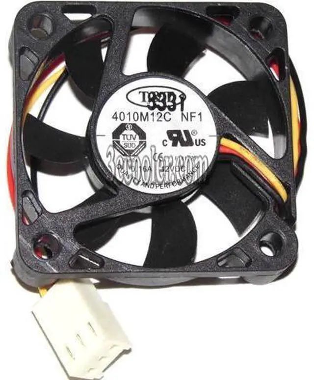 Main image of for T&T 4CM 40*10mm 4010M12C NF1 12V 0.16A 3 Wires 3 Pins Case Fan cpu cooler