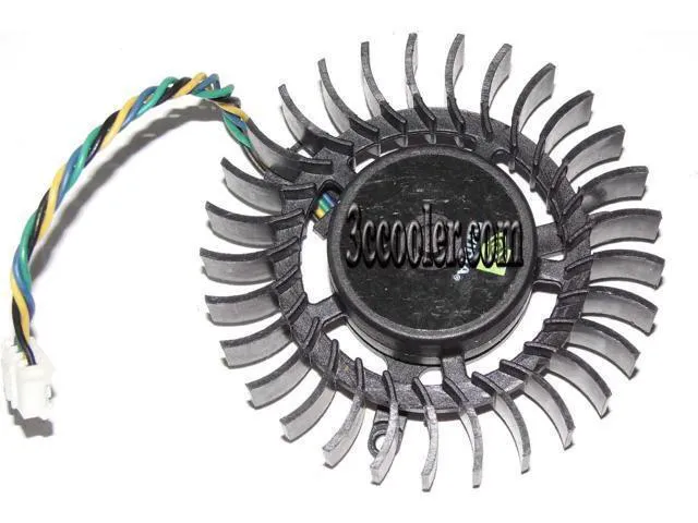 Alt view image 2 of 2 - for Power Logic PLB05010S12H-3 12V 0.27A 4 wires 4 pins vga fan 9800GT 7800GTX graphics card cooler
