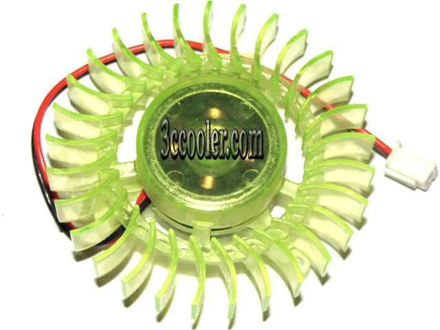 Alt view image 2 of 3 - for Power Logic PL50S12M-3 12V 0.24A 2 wires 2 pins frameless vga fan graphics card cooler
