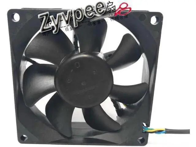 Alt view image 2 of 2 - for Delta 80*25mm QFR0812SH 12V 0.5A 4 Wires 4 Pins PWM 54.6 CFM 8CM case fan cpu cooler