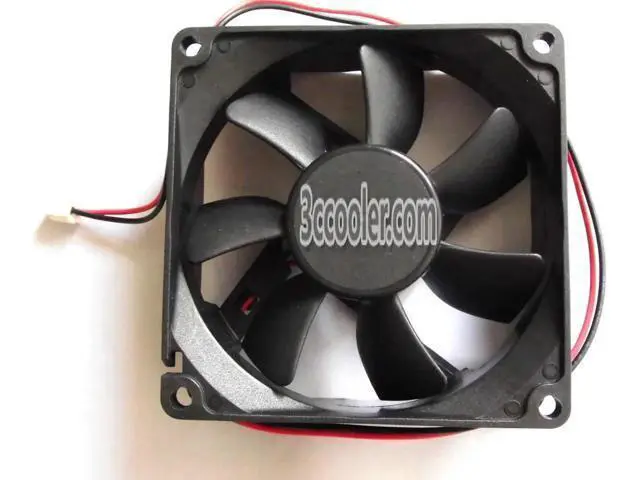 Alt view image 2 of 2 - for Original Y.S.TECH 8025 80*25mm FD128025HB 12V 0.23A 2 Wires 2 Pins Case fan 8Cm cpu cooler