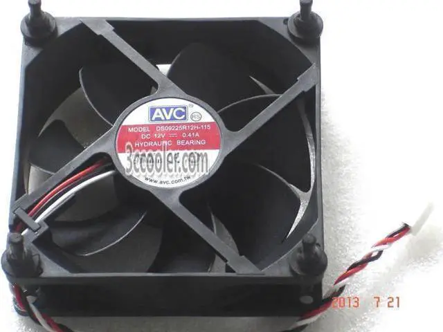 Main image of for AVC 92x25mm DS09225R12H-115 12V 0.41A 3 Wires 3 Pins Case Fan 9CM CPU cooler