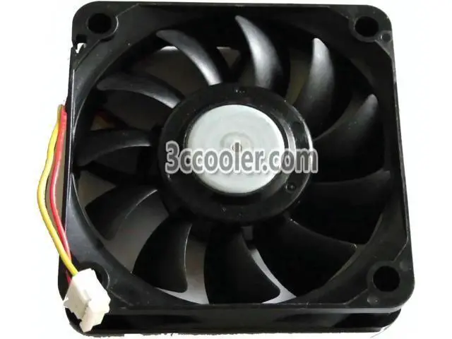 Alt view image 2 of 2 - for NIDEC 6015 60*15mm U60R12MLAB-53 12V 0.05A 3 Wires 3 Pins Case Fan 6CM CPU Cooler