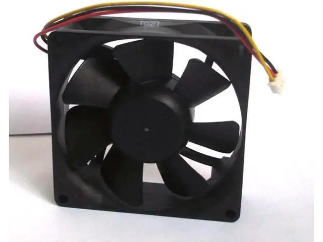 Alt view image 2 of 2 - for Servo 8025 80*25mm PUDC12Z4RSX-110 12V 2.4W 3 Wires 3 Pins Case fan 8CM server cpu cooler