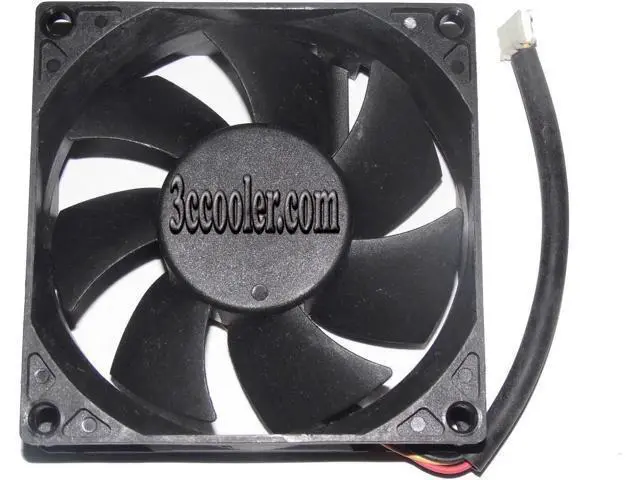 Alt view image 2 of 2 - for MAGIC 80*25mm 8CM MGT8012HR-A25 12V 0.24A 3 wires 3 pins case fan server cpu cooler