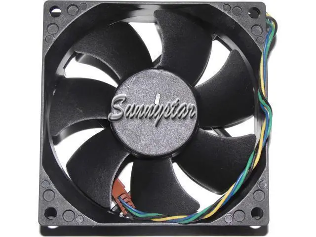 Alt view image 2 of 3 - for AVC 80x25mm DS08025T12U P199 12V 0.7A 4 Wires 4 Pins Case Fan 8CM CPu Cooler