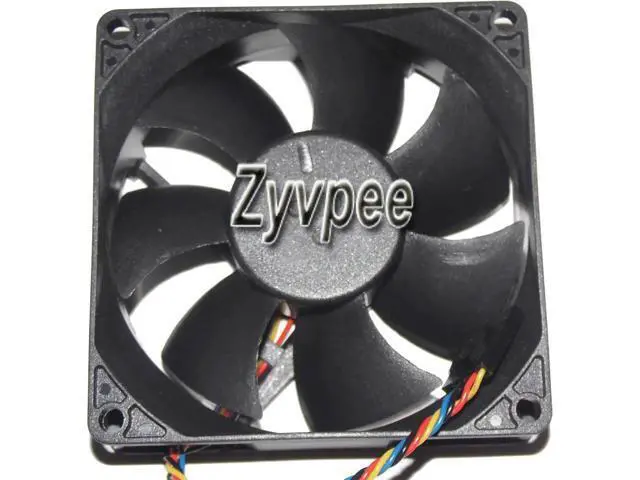 Alt view image 2 of 3 - for Foxconn 8025 80*25mm PVA080G12H-P01 AB 89R8J-A00 12V 0.6A 4 Wires PWM 4 Pins Case fan 8CM cpu cooler