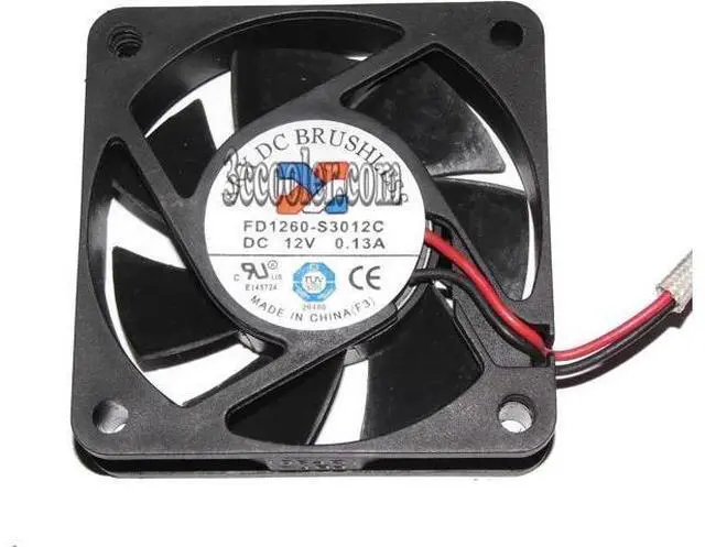 Main image of for ARX 60*15mm 6cm FD1260-S3012C DC12V 0.13A 2 wires 2 pins Case fan cpu cooler