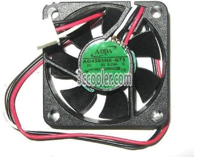 Main image of for ADDA 45x10mm AD4505HX-G73 5V 0.2A 3 Wires 3 Pins Case Fan 4.5CM cpu cooler