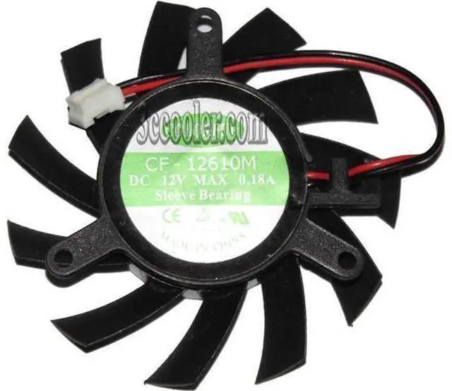 Main image of for Colorful CF-12610M 12V 0.18A frameless 2 wires 2 pins Vga fan graphics card cooler