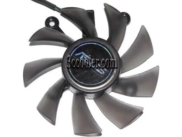 Alt view image 2 of 2 - for EVERFLOW 8015 R128015SU 12V 0.5A 4 wires 4 pin vga fan graphics card cooler