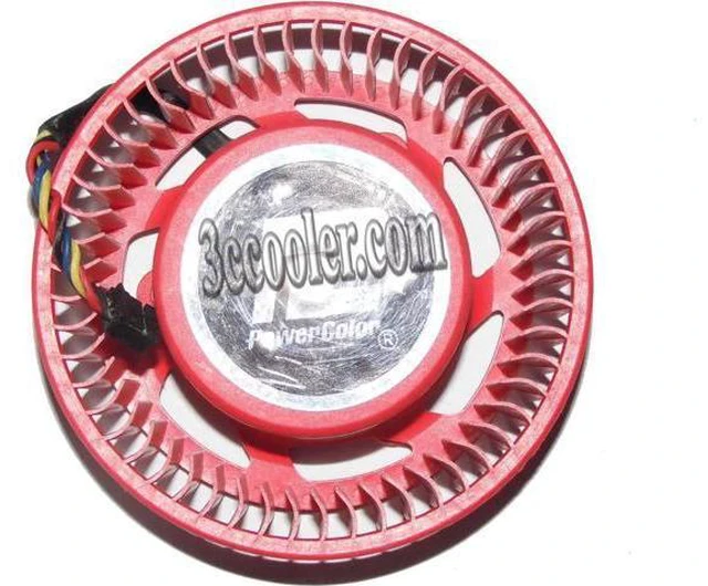 Main image of for FirstD FD9238U12D 12V 1.2A 4 wires 4 pins ATI HD5970 HD5850 HD5870 HD4890 VGA fan,red circular graphics card cooler