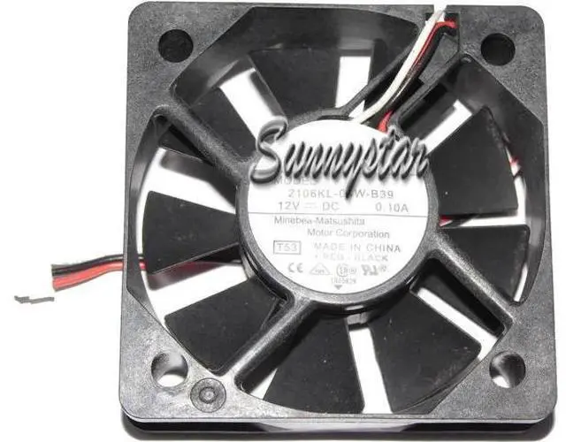 Main image of for DC Square Cooler of NMB 50*15mm 2106KL-04W-B39 with 12V 0.1A 3-Wires 3 Pins case fan