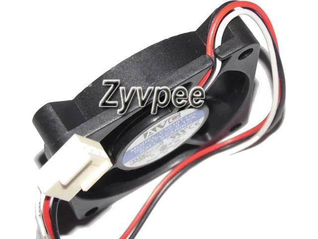 Alt view image 3 of 3 - for Square Cooler of AVC 50*10mm C5010T12L with 12V 0.15A 3-Wires 3 Pins Case fan