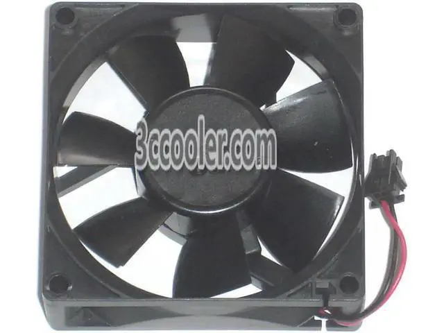 Alt view image 2 of 2 - for Original Melco 8CM 80*25mm MMF-08D24ES RN7 24V 0.16A 2 Wires 2 Pins Inverter Fan for YASKAWA PLC ABB