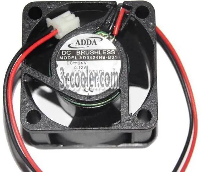 Main image of for ADDA 40x28mm AD0424HB-B31 24V 0.12A 2 Wires Case Fan 4CM inverter server cooler