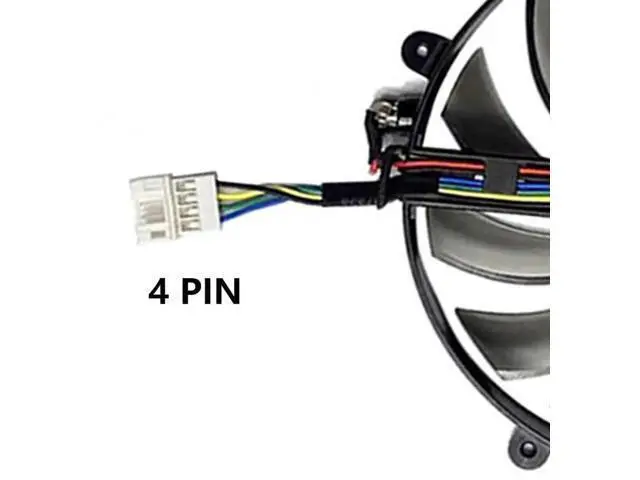 Alt view image 6 of 6 - Graphics Card Cooling Fans Suitable for MAXSUN GTX 1070ti 8GB Jetstream Series Desktop FD7010H12D 75mm 12V 0.35A 4Pin Video Card Cooler Fans GPU Fan (Fan-A)