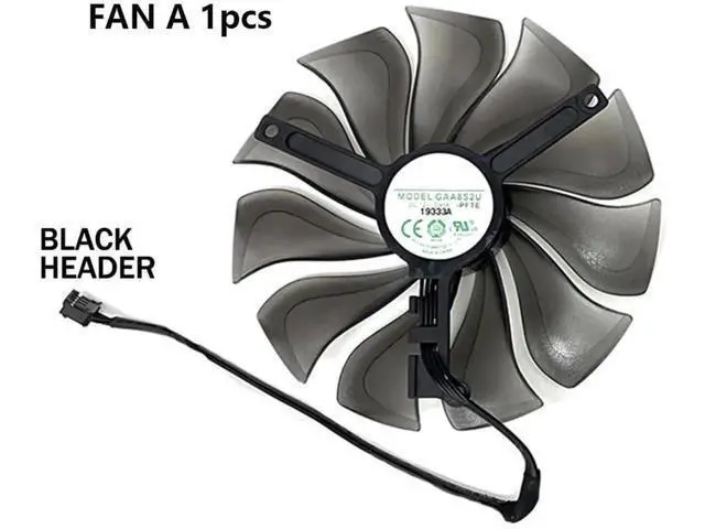 Alt view image 4 of 6 - Graphics Card Cooling Fans Suitable for MAXSUN RTX 2070 Super 2080 Super Jetstream Series Desktop GAA8S2U 95mm 12V 0.45A 4Pin Video Card Cooler Fans GPU Fan (Fan-A)