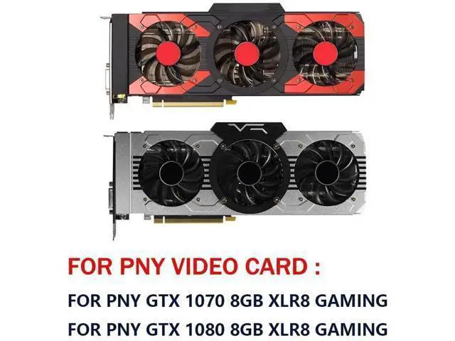 Alt view image 2 of 6 - Graphics Card Cooling Fans Suitable forPNY GTX 1070 1080 XLR8 8GB Gaming Series Desktop FD7010H12D 75mm 12V 0.25A 4Pin Video Card Cooler Fans GPU Fan (Fan-A)