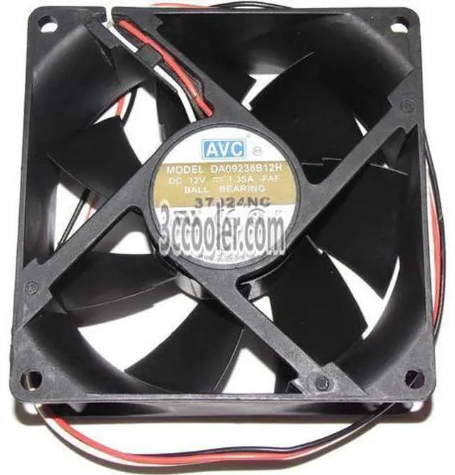 Main image of for AVC 92x38m DA09238B12H FAF 12V 1.35A 3 Wires Case Fan 9CM Server Cooler