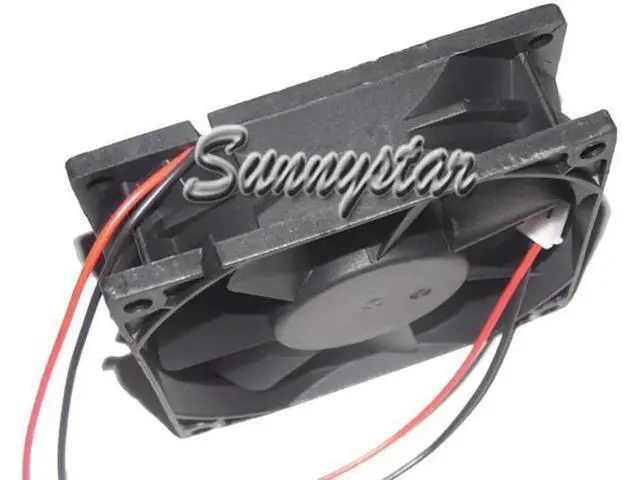 Alt view image 2 of 4 - for ADDA 8025 AD0824UB-A71GL Dual balls Bearing DC 24V 0.26A 2 wires 2 pins 8CM case fan inverter axial cooler