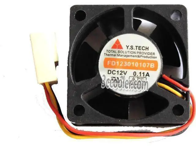 Main image of for .S.TECH 3010 30*10mm FD123010107B 12V 0.11A 3 Wires 3 Pins Case fan 3cm mini cooler