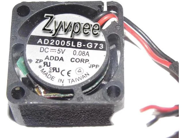 Alt view image 2 of 2 - for 20mm 2010 DC5V 0.08A 3 Wires 3 Pins 2CM Micro Fan for Inspiron 4150 router switch