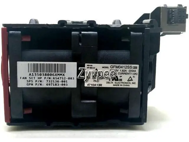 Alt view image 4 of 5 - for Delta GFM0412SS -DG44 12V 1.82A 654752-003 732136-001 697183-003 Server Fan