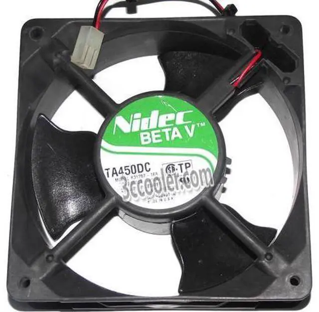 Main image of for NIDEC 12038 120*38mm B31257-16A 930009 PWRP6 24V 0.28A 2 Wires 2 Pins Server Fan 12cm case cooler