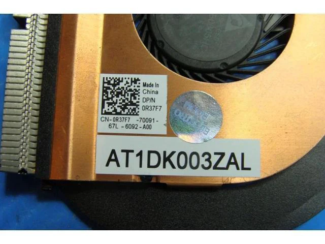 Alt view image 3 of 5 - Aomoproing Cpu cooling fan for Dell Latitude E7270 12.5 inches with Heatsink r37f7 at1dk003zal