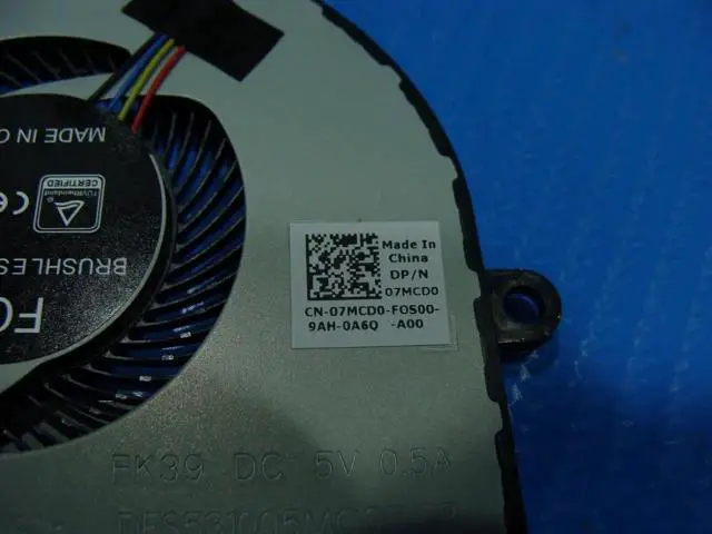 Alt view image 3 of 5 - Aomoproing Cpu cooling fan for Dell Inspiron 5594 15.6 inches 7MCD0 DC28000K7F0