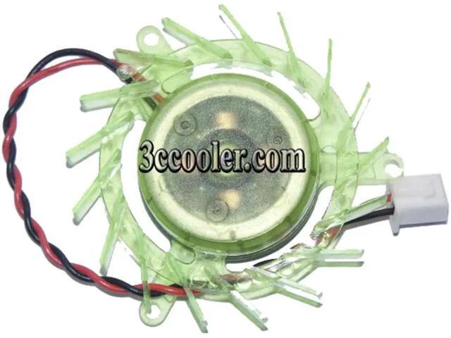 Alt view image 3 of 3 - for 45mm DX1245LSNV 12V 0.12A 2Wire 7300 7600 X800 7950GT 7900 Video Fan 39x39x39mm