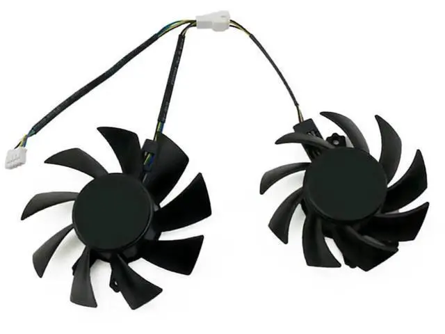 Alt view image 6 of 6 - Graphics Card Cooling Fans Suitable forZOTAC GTX 1660 1660S 1660ti Twin Fan Series Desktop GA72S2U GA82S2H 65mm 75mm 12V 0.35A 0.36A 4Pin Video Card Cooler Fans GPU Fan (2PCS)
