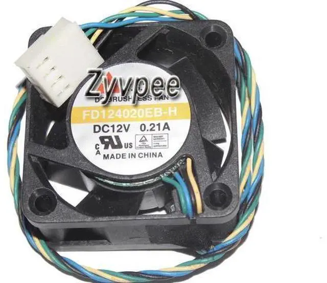 Main image of for 4020 4cm FD124020EB-H 12V 0.21A 4 wires 4 pins mini case fan,cpu cooler