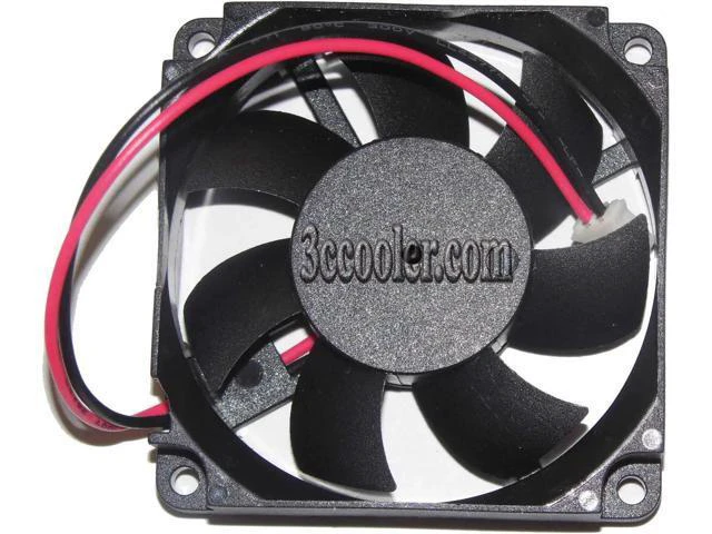 Alt view image 2 of 2 - for XFan 5CM RDL5012S1 12V 0.06A 2 wires 2 pins case fan router/switch cpu cooler