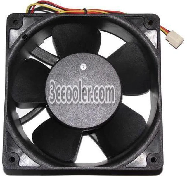 Alt view image 2 of 2 - for ADDA 12038 120x38mm AD1248HB-F52 48V 0.2A 3 Wires 3 Pins Case Fan 12CM inverter Cooler
