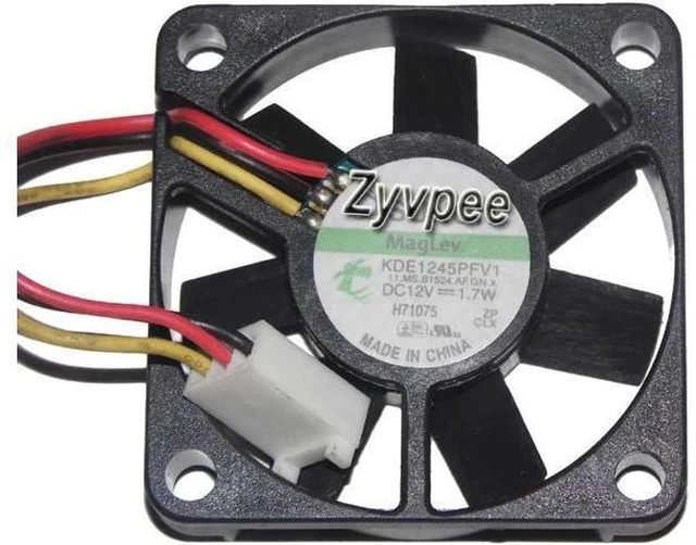 Main image of for Sunon 45mm KDE1245PFV1 11.MS.B1524.AF.GN.X 12V 1.7W 3 wires 3 pins cpu fan